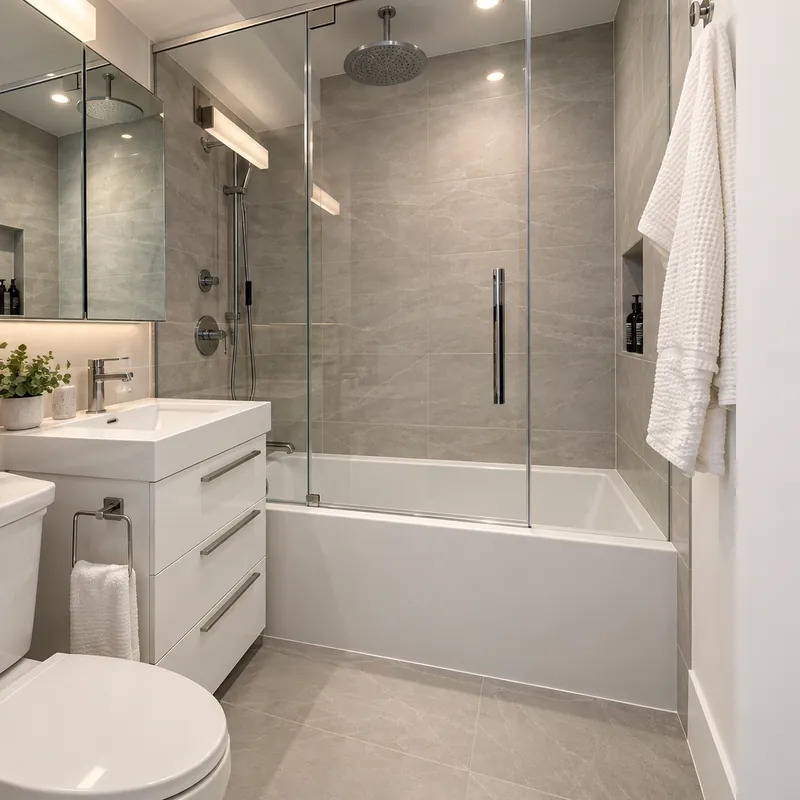 Bradshaw Plumbing completed bathtub and shower renovation