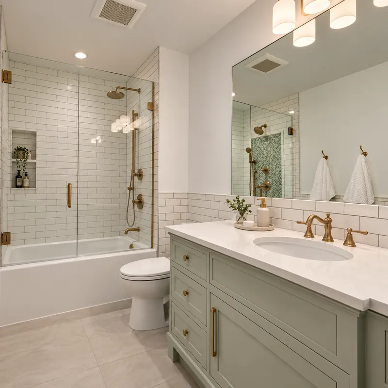 Bradshaw Plumbing completed bathtub and shower renovation